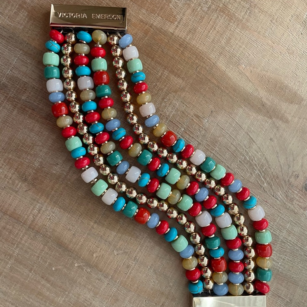 Victoria Emerson Multicolor Beaded Bracelet